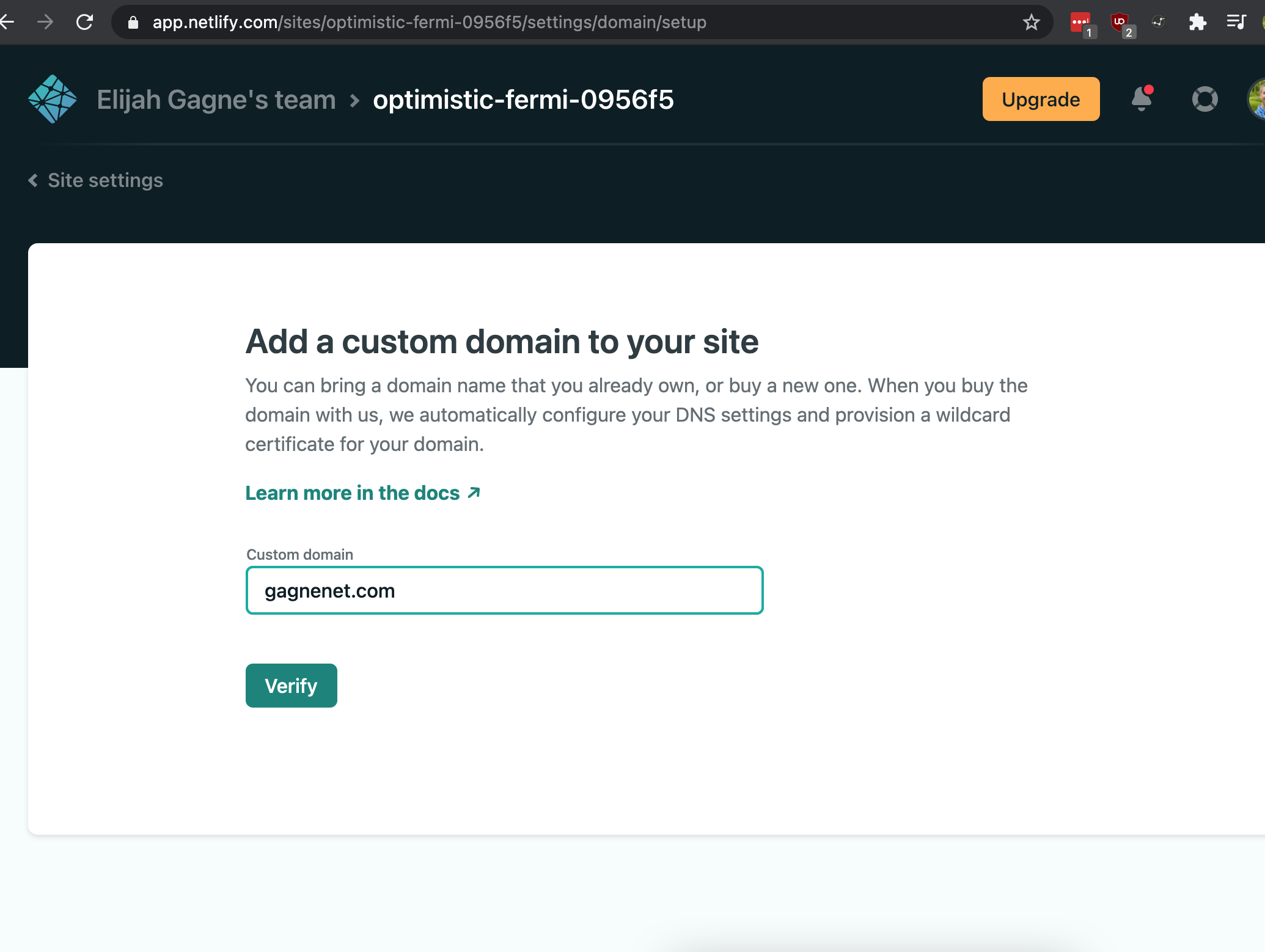 netlify-specify-domain